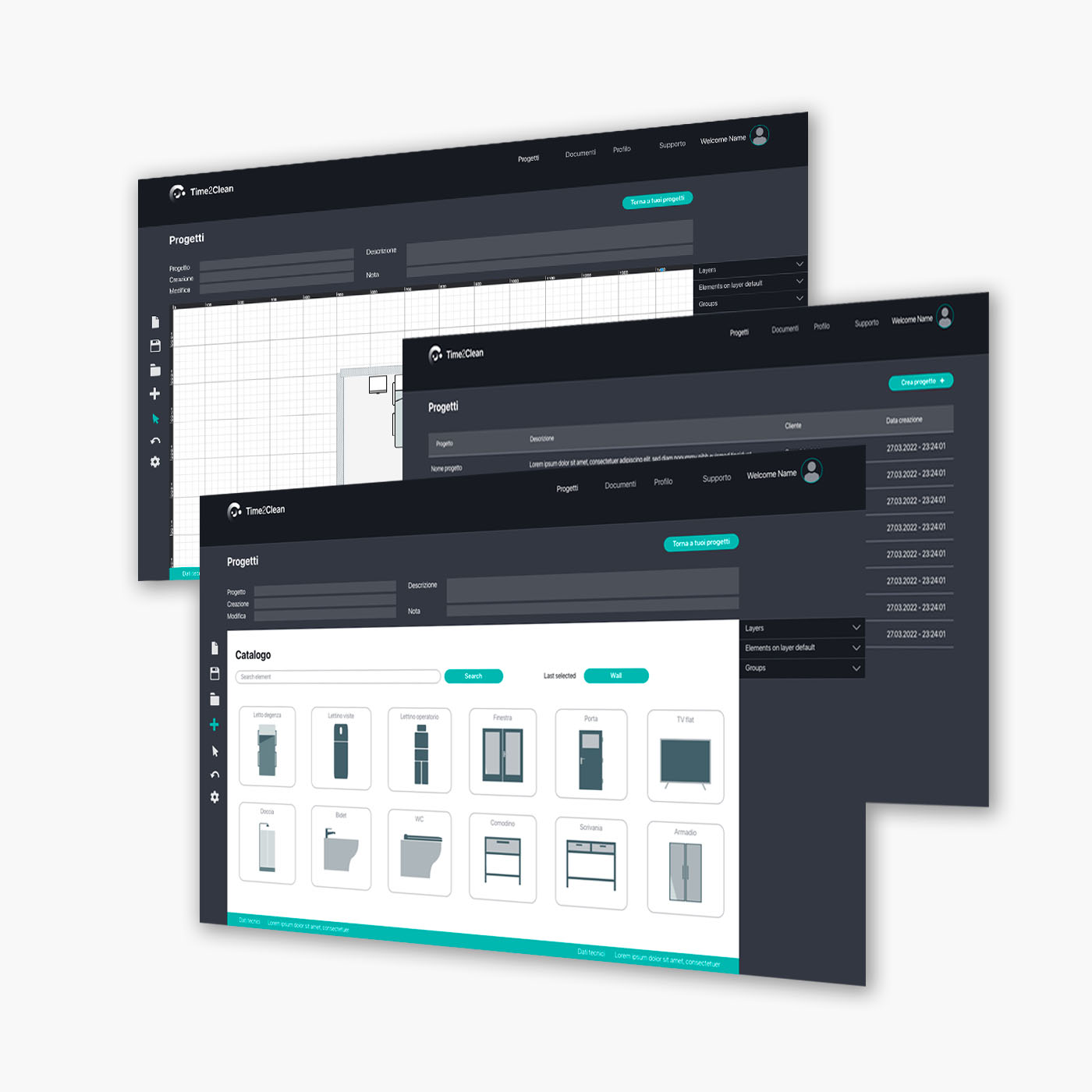 Time2clean-applicativo-web